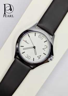 Forest Youth Analog Men's Watch Black Glossy White