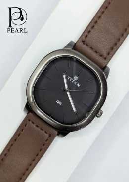 TITAN SQUARE CHOCOLATE BLACK FOR MEN