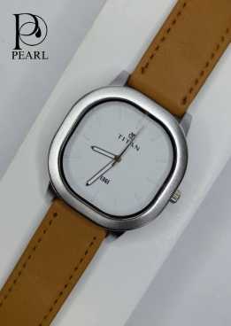 TITAN SQUARE MUSTARD WHITE FOR MEN